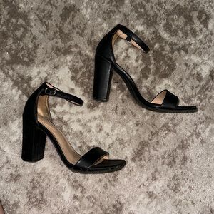 Black heels